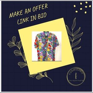 Multi-color SILK Button-up MAKE AN OFFER
